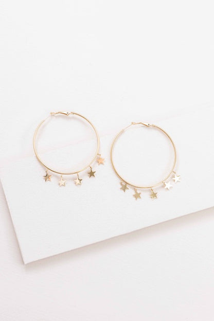 Night Dreamer Hoop Earrings