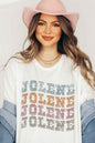 JOLENE WESTERN DOLLY GRAPHIC T-SHIRT