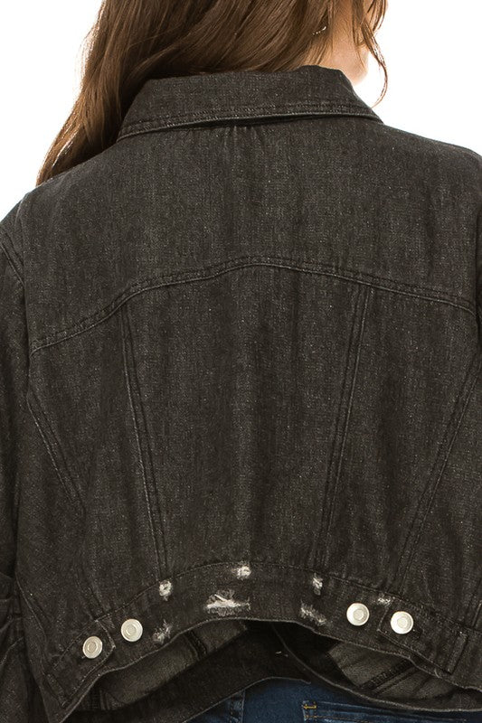 Women's Washed Denim Jacket