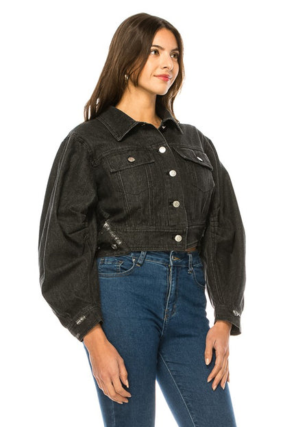 Women's Washed Denim Jacket