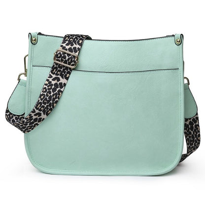 Crossbody Handbag Purse Leopard Animal Strap